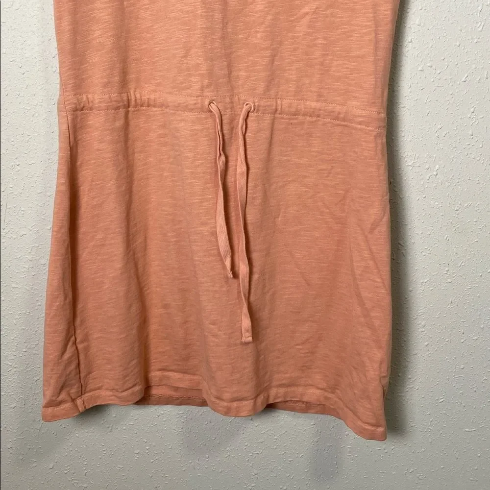 United By Blue Impact Collection Organic Cotton Casual T Shirt Dress Peach